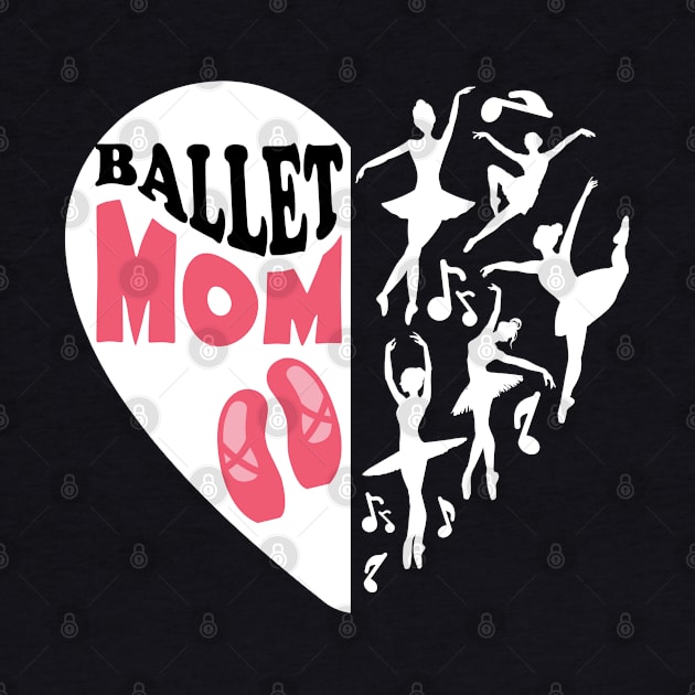 Ballet Mom Womens Love Ballet Dancer Gift for ballet mom Ballerina by BoogieCreates